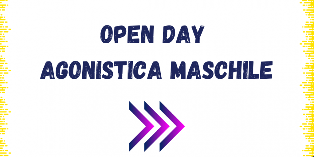 Date Open Day agonistica maschile stagione 2021/2022