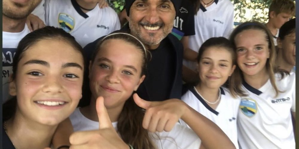 Mister Luciano Spalletti alla Macallesi