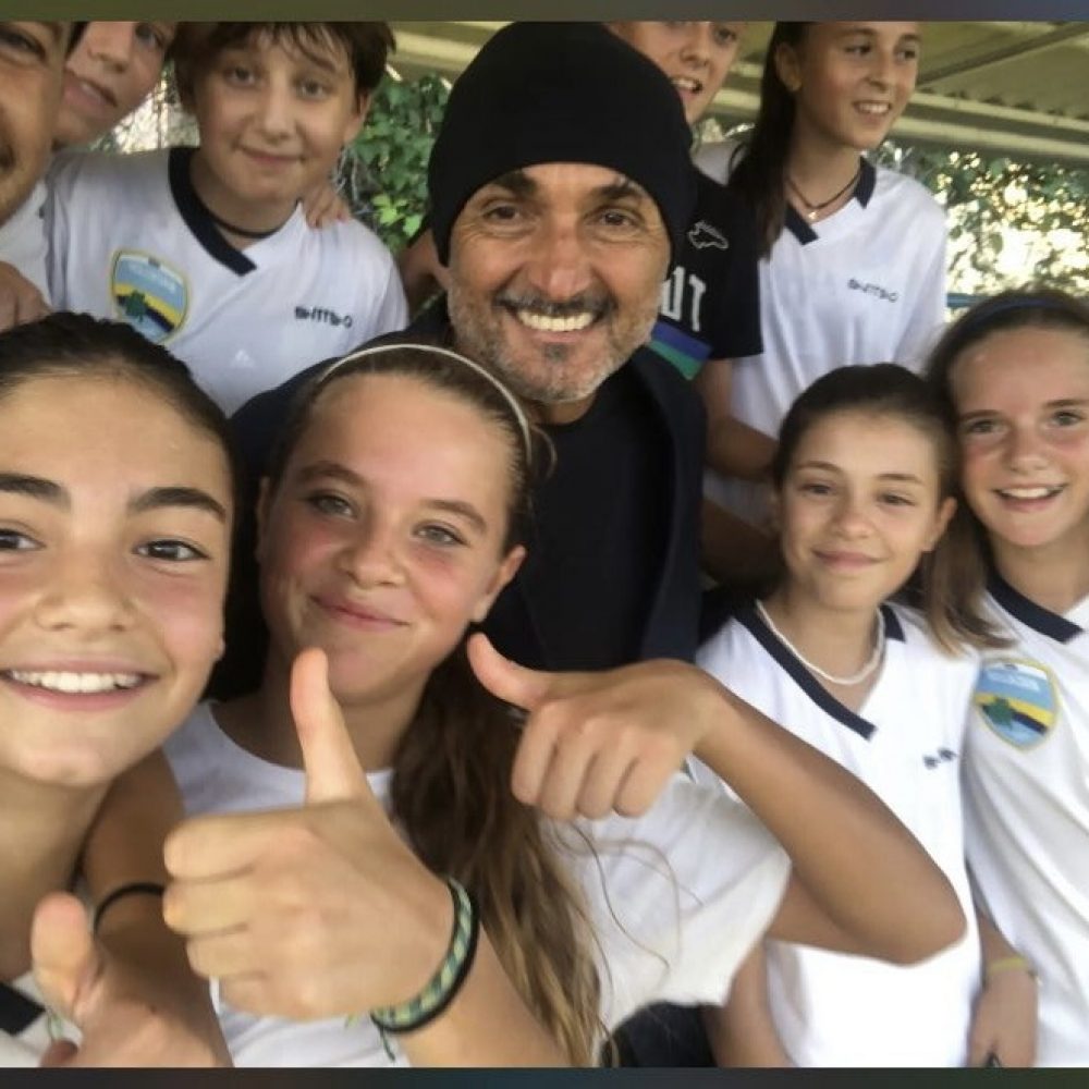 Mister Luciano Spalletti alla Macallesi