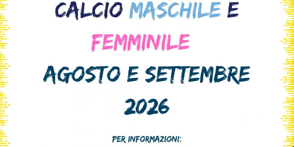 Open day agosto e settembre 2026