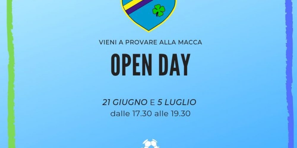 Open Day Macca!