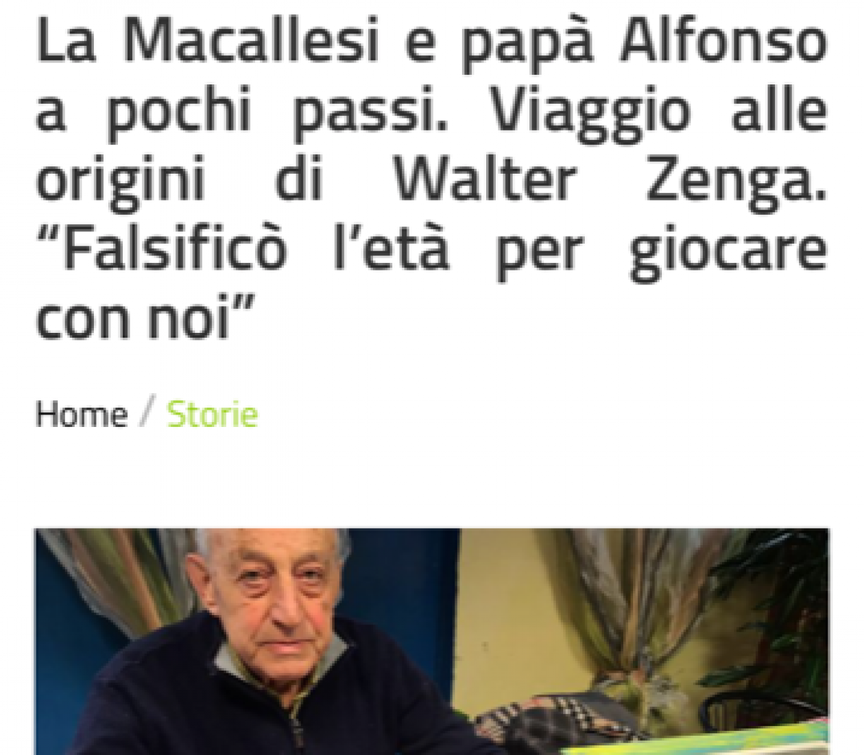 Gianluca Di Marzio dà voce alla Macallesi!