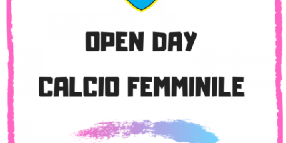 Open day 2020 calcio femminile