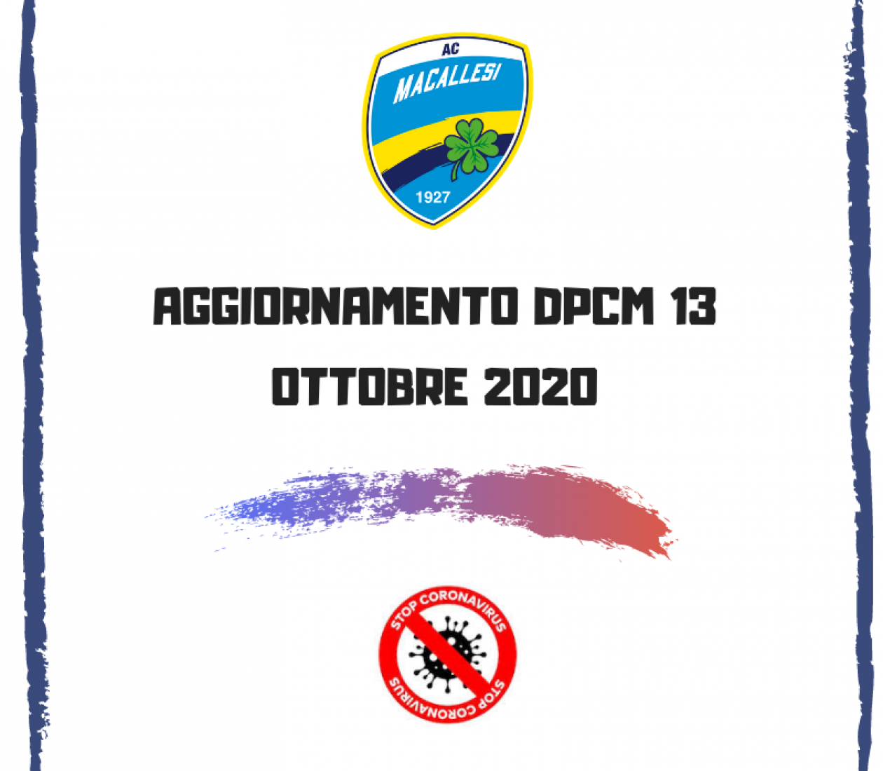 Aggiornamento DPCM 13 ottobre